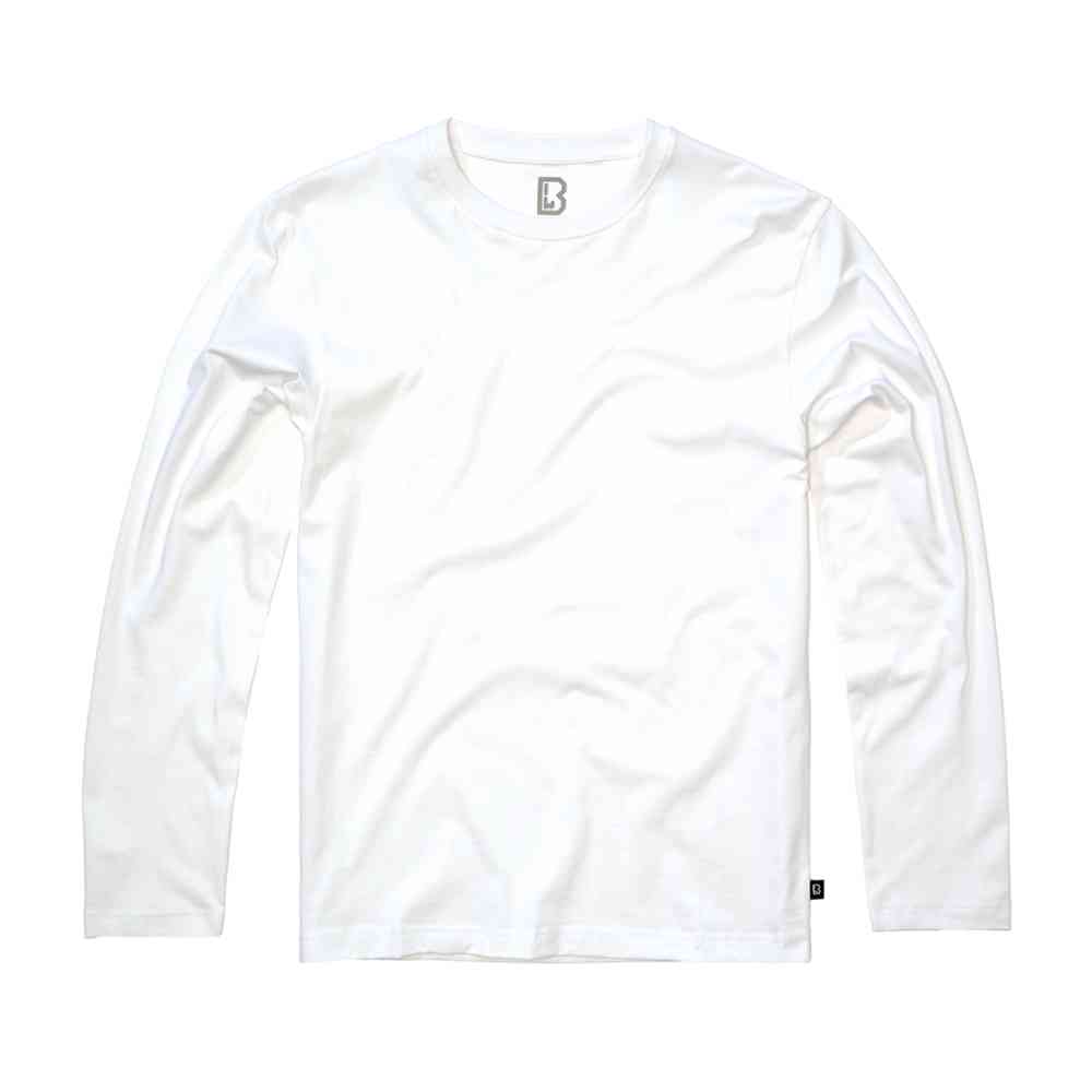 Brandit - Premium Lange ärmel top - Weiß